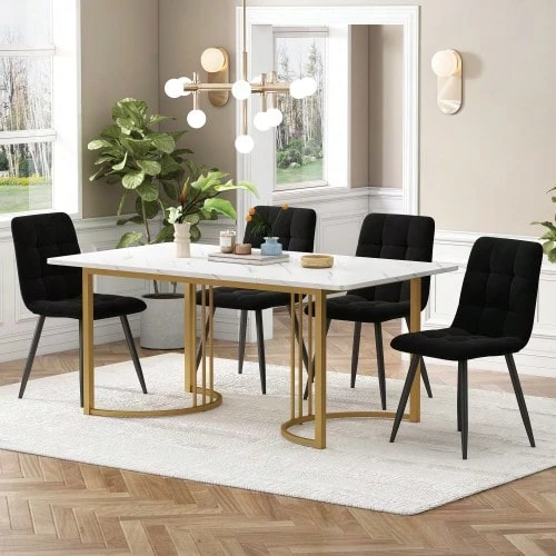 Dining Table & Chair Sets - White - View 1