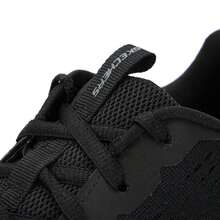 Skechers 男士休闲鞋，舒适休闲鞋，男士系带休闲跑步鞋，透气轻便户外休闲鞋 232395-BBK - 全黑色 - 查看 6