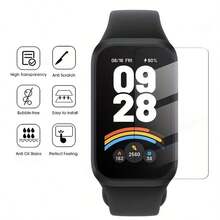 3pcs Screen Protector Film For Xiaomi Mi Band 9 Active/ Band 3, High Definition Tempered Glass Screen Protector - Clear - View 5