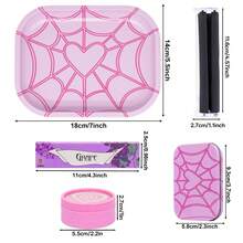 8件套吸烟配件套装，包含18cm*14cm金属托盘、110mm口味卷烟纸、双层塑料研磨器、收纳盒和卷烟器。套装齐全，适合居家聚会和户外活动。生日、节日送给朋友的完美礼物。 - 彩色 - 查看 2