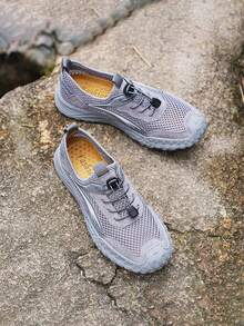 Multifunctional Casual Shoes, Men's Shoes, Fashionable Boots, Outstanding Appearance And Comfortable - Grey - View 5