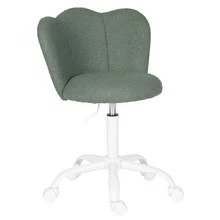 Office Desk Chair, Height Adjustable Swivel Vanity Chair With Thickened Cushion For Home Office Bedroom Dressing Room Study - Lambswool - Pea Green - View 10