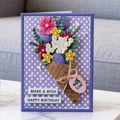 1 Piece Packaging Scrapbooking Die - Ideal For Papercrafting, Card Making, Scrapbooking And DIY Album Decorating, The Die Features Metal Construction!