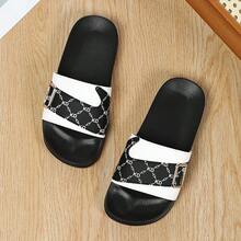 家居拖鞋、男士拖鞋、女士拖鞋、厚底拖鞋、时尚拖鞋、软底休闲鞋、时尚拖鞋、卧室拖鞋、泳池拖鞋 - 黑色 - 查看 3