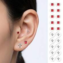 Bolas de acupresión para la oreja, terapia de acupuntura auricular, ayuda a relajar el Body y la mente, alivia el estrés, fácil de usar. - Multicolor - Ver 4