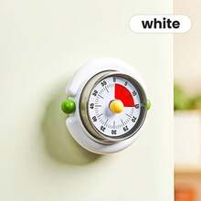 Colorful 60-Minute Mechanical Timer With Magnetic Base & No Battery Operation - Retro Analog Hourly Countdown Clock Suitable For Kitchen, Office Desk, Productivity, Gift For, Or Meetings - Plastic - Multicolor - View 9