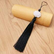 折叠蕾丝扇，复古风格，黑白配色，压纹扇叶，流苏装饰，可折叠便携，适用于婚礼/庆典、摄影道具、艺术收藏级手扇、婚礼装饰、情人节、情人节礼物、情人节装饰品 - 多色 - 查看 9