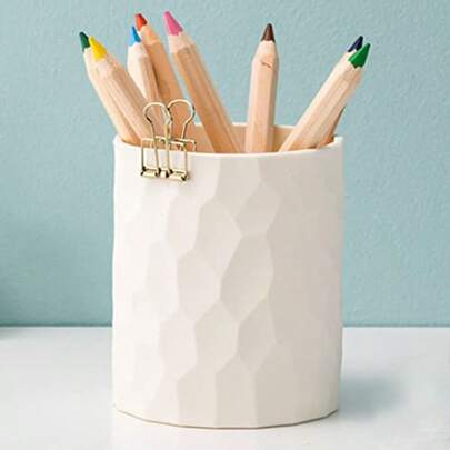 Soporte de silicona para bolígrafos de almacenamiento simple, soporte de silicona para bolígrafos de escritorio, gran capacidad antideslizante, anticlavos, impermeable y fácil de limpiar, soporte para bolígrafos de escritorio de oficina, estudiantes, soporte para bolígrafos de caja de maquillaje, adecuado para estudiantes de escuela primaria, líderes de cuello blanco, personas de negocios que regresan a la escuela desde casa y trabajando, soporte de almacenamiento de lujo de alta gama, utilizado para bolígrafos, bolígrafos, lápices, pinceles de pintura de color, bolígrafos decorativos, soportes para brochas de maquillaje, soportes para bolígrafos.