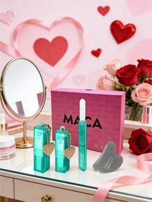 J·FOCUS 4件套美甲护理套装，高端精致防溅指甲钳礼盒套装 - 包括大小指甲钳（配心形珠链）、伸缩指甲锉和不锈钢指甲抛光块，多功能美甲护理4件套，防溅指甲钳+伸缩指甲锉+抛光块 - 彩色 - 查看 12