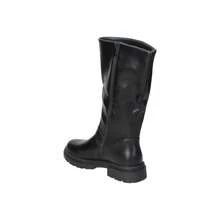 JUPIFLY | Jupifly Girls' High Boots – Flat Boots In Black With Buckle Detail – Comfortable Boots With Side Zipper – Versatile And Easy To Match – Model 8009 - Black - View 5
