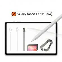 Galaxy Tab S11/S11 Ultra S Pen Replacement Nibs, Spare Pen Tips With Detachable Tweezers - White - View 3