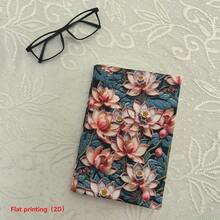 1件手工制作的幸运红莲花布艺书套，笔记本/日记本布套，送给爱书人士和情侣的礼物 - 單件 - 查看 9