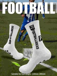 Professional Match Training Breathable Leg Sleeves Football Leg Warmers Set, Unisex Non-Slip Sports Leg Warmers With Shin Guards, Comfortable Breathable Moisture-Wicking Elastic Leg Warmers, Suitable For Football, Basketball, Tennis, Skateboarding, Hiking, Cycling, Running And American Football, Machine Washable - Multicolor - View 3