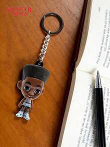 1 buah Gantungan Kunci Figur 3D Stranger Things Berlisensi Resmi Netflix, Gantungan Kunci Karakter Mini Koleksi yang Menampilkan Eleven, Eddie Munson, Lucas Sinclair, Robin Buckley & Demogorgon, Dekorasi Meja Bergaya Anime & Gantungan Kunci, Hadiah Liburan Sempurna untuk Teman & Penggemar - MultiWarna - View 15