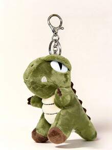 POKOJA LAND 1 Pc Plush Green Dinosaur Keychain Stuffed Animals Toys Backpack Ornaments Pendant Key Ring Gifts For Boys, Girls, Birthday, Valentine, Christmas Spring To Summer - Multicolor - View 1