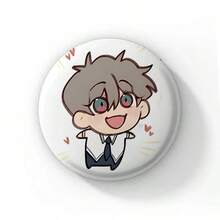 Cartoon Lost In The Clouds BL Anime Badge Brooch, Cartoon Skyler Sirius Art Brooch, Backpack Decor Accessory, Student Stationery - 58 mm - View 34