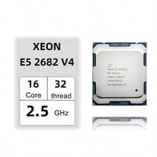 intel 英特尔至强 E5 2682 V4 2682V4 CPU 2.5GHz 16 核 120W LGA 2011-3 处理器 无风扇 无原包装盒 - 黑與白 - 查看 2