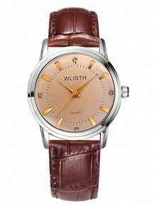 WLISTH Women's Quartz Watch Fashion Casual Watch Waterproof Temperament Women's Watch Hot Selling - Coffee Brown - View 7
