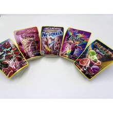 100pcs 3.5g Mylar Bags |     Exotic, Gift, Storage, Ziplock, Party Packs, Zipper, Resealable Bags |     Suitable For Christmas, Halloween, Event Party |     Style 45, Made Of Polypropylene - 100 cái - Xem 4