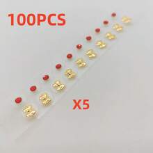 Perlas de acupresión para la oreja, la terapia de masaje de acupresión para la oreja ayuda a relajar el Body y la mente, aliviar el estrés, fácil de usar. - Multicolor - Ver 23