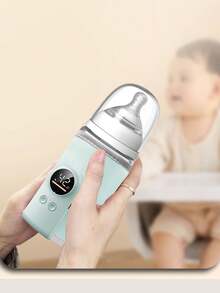 便携式暖奶器，USB接口电动暖奶器，350毫升带灯暖奶器，适用于家庭、汽车和儿童保育场所 - 彩色 - 查看 5