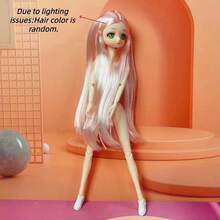 11.81 Inch Anime Style Fashion BJD Doll, Flexible Joints - Perfect Collectible Cute Cake Model, Suitable For All Holiday Occasions, Christmas, Birthday, New Year Gift - Multicolor - View 18