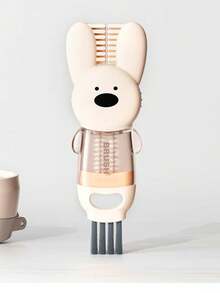 1个兔耳四合一杯刷，多功能缝隙清洁刷，适用于家庭使用，可清洁瓶杯，杯刷，杯子修理工具 - 彩色 - 查看 11