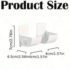 2Pcs No Drill Trash Bag Holder, Adjustable Kitchen Storage Rack, Suitable For Trash Bags, Cling Wrap, Umbrellas, Kitchen Roll Holders, Wrap Racks, Kitchen Shelves, Sink Racks, Cabinet Organizers, Kitchen Storage & Organization, Small Kitchen Accessories, Kitchen Storage Containers, Valentine's Day Gifts - 2pcs White - View 8