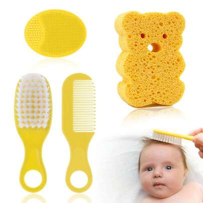 4pcs Baby Care Set, Newborn Grooming Tools