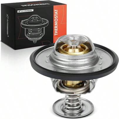 Engine Coolant Thermostat With O - Ring Compatible With F - 150, F - 250 Duty, F - 350 Duty, F - 450 Duty, F - 550 Duty, F - 600, F - 650, F - 700, F - 750, F - 800, E - 150, Mustang