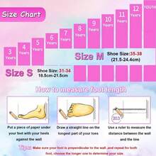 Patines De 4 Ruedas Ajustable Niño Niña Con Luz Led Color Purple-a Talla De Los Patines M(21.5-24.4cm) Tamaño De Las Ruedas 5.2 Cm - Rosa - Ver 5