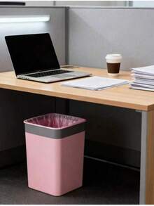 50卷浴室垃圾袋，结实轻薄材质，粉色一次性垃圾袋，适用于家庭和办公室 - 升級款 - 查看 6