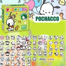 60张贴纸套装，适用于笔记本、电脑、手机、生日贺卡DIY（部分贴纸随机发货） - 多色 - 查看 5