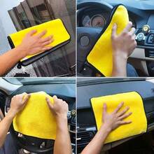1/2/5Pcs Car Wash Microfiber Towel 30*30CM / 30*60cm Car Cleaning Drying Cloth Care Cloth Car Wash Towel Kitchen Towel - AAA - View 3