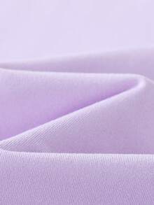 Áo thun ngắn tay cổ tròn họa tiết bình minh dễ thương dành cho bé gái, kiểu dáng thường ngày, thời trang hè/thu mới cho các bạn nữ tuổi teen. - Màu tím hoa cà - Xem 7