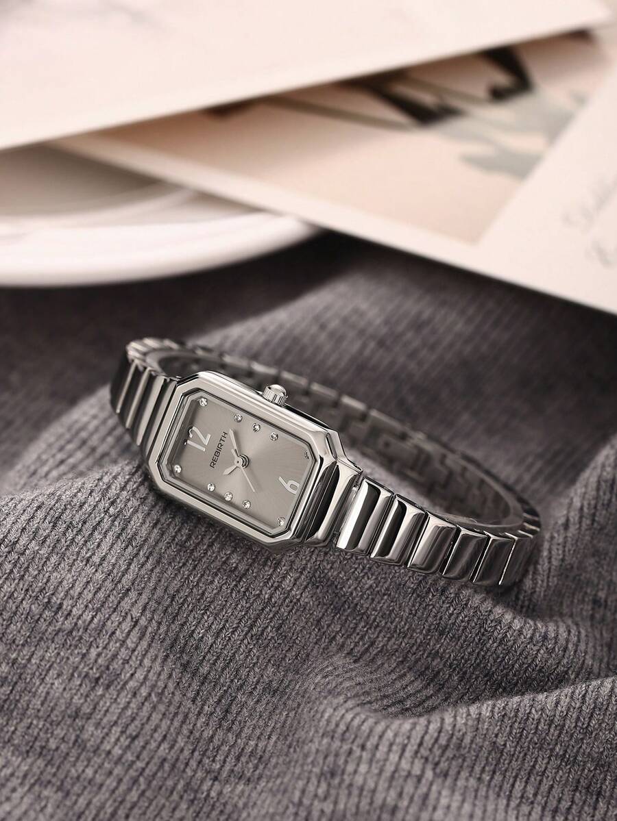 REBIRTH 1 件女士高端商务休闲石英表，适合日常佩戴 - 均碼 - 查看 1