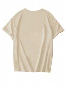 Summer New Casual Orange Print Round Neck Short Sleeve T-Shirt, Fashionable And Versatile Women Top - Asaan - View 4