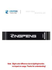 LINGPENG 1pc Resistance Band, Fitness Yoga Pilates Elastic Circle, Sports Resistance Band, Women Exercise Elastic Circle, Thin Resistance Circle, Elastic Hip Circle, Mini Fitness Resistance Loop - Multicolor - View 10