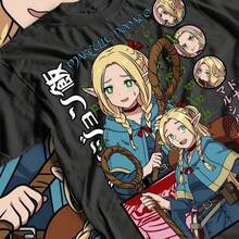 Delicious In Dungeon Marcille Donato T-Shirt Unisex Tee Manga Fan Gift Anime - màu đen - Xem 1