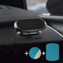 Soporte magnético para teléfono de coche rotatorio 360°, plegable y telescópico, de material ABS, adecuado para coche, ducha, viaje, gimnasio, superficie lisa, compatible con iPhone y teléfonos Android, gran regalo para familiares y amigos, accesorios - Negro - Ver 20