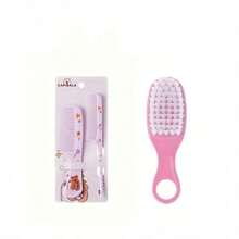 3pcs/Set Cartoon Cute Capybara Print Compact Hair Brush Set, Colorful And Practical. Rounded Handle For Easy Grip, Fine Bristles For Gentle Brushing, Suitable For All Hair Types, Enabling Easy Cleaning And Everyday Hairstyling - Multicolor - View 12