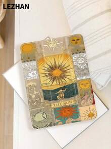 1个太阳女神图案平板电脑保护套，兼容(A16) 11英寸第11代2025款/第10代、10.2英寸、Pro 2021/2020款、Galaxy Tab A8 10.5英寸2022款、Matepad 10.4/Tab等，防摔，带笔槽，支持睡眠/唤醒功能。 - 彩色 - 查看 3