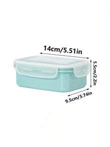 1/2pcs Square Bento Lunch Box Set, Stackable Leak-Proof Plastic Meal Containers, Microwave & Freezer , Suitable For Fruits, Vegetables, Nuts, Meat, Snacks, Lunch, Travel, School, Office - Multicolor - View 3
