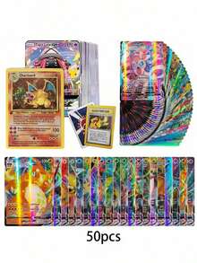 Stylish  TCG Collectible Cards Korean Themed Holo Effect Design Assorted Game Collection Cards For Fans 10. KPOP Theme - Multicolor - View 14