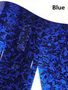 1 pieza Pegatina/Envoltorio colorido para automóvil de fibra de carbono forjada de múltiples tamaños, pegatina de flor forjada de fibra de carbono para automóvil, película personalizada de fibra de carbono forjada para automóvil - Unitalla - Ver 13