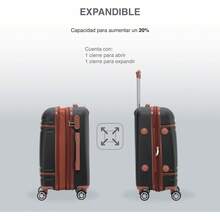 ¡RecomendadoCOMPASS Juego de 3 Maletas de Viaje Cairo – ABS Resistente y Ligero – Ruedas Giratoria 360 °   - Diseño Expandible e Interior Forrado – Cerradura de Combinación Integrada – Mango Ajustable (Negro)¡Top de Temporada - Negro - Ver 5
