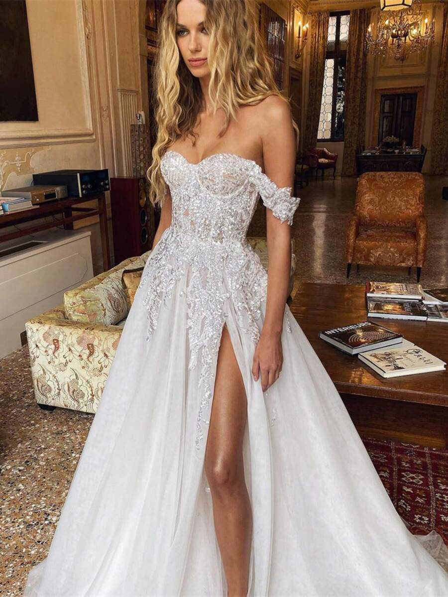 Wedding Dresses - 白色 - 查看 1