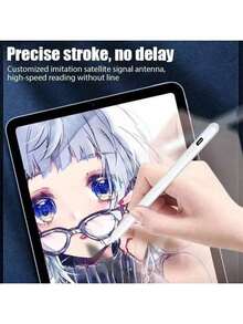 FCV触控笔兼容（2018年及之后发布的）Apple Pencil，支持防误触和倾斜功能，USB-C快速充电，兼容Apple Pencil 6-10、Apple Pro 11/12.9英寸/M4、Apple Air 3/4/5/6、Apple Mini 5/6。[内置120mAh锂电池，不具备磁吸充电功能] - 彩色 - 查看 4