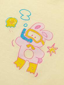 Balabala Baby Sleeveless Tank Top, Infant Summer Wear, Lightweight & Design 2026 - Light Yellow - View 5