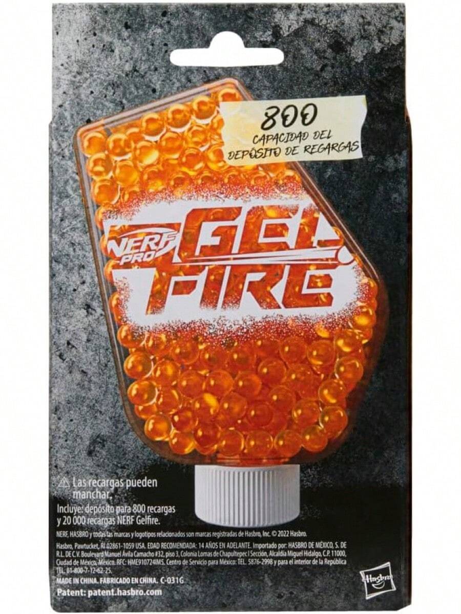 ¡RecomendadoNERF Repuesto Pro Gelfire - 20 000 recargas deshidratadas Gelfire - 1 depósito de 800 recargas - para los lanzadores Pro Gelfire - A Partir de 14 años¡Top de Temporada - 1 - Ver 1
